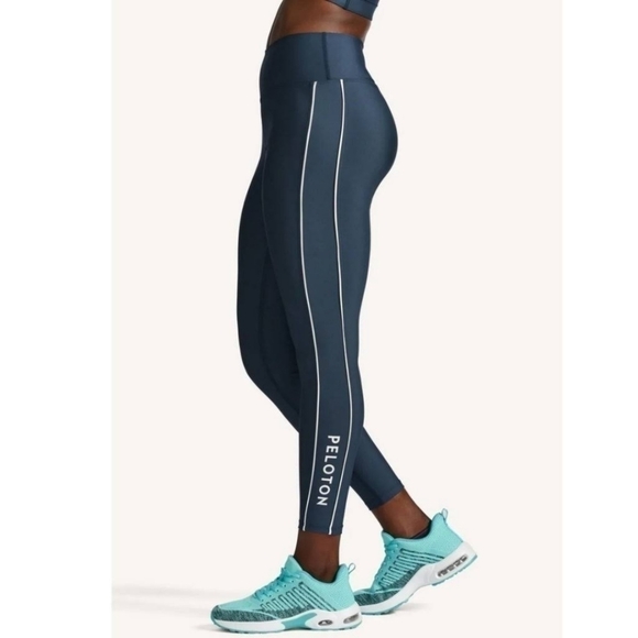 Peloton Show up Tuxedo stripe leggings - Picture 1 of 7
